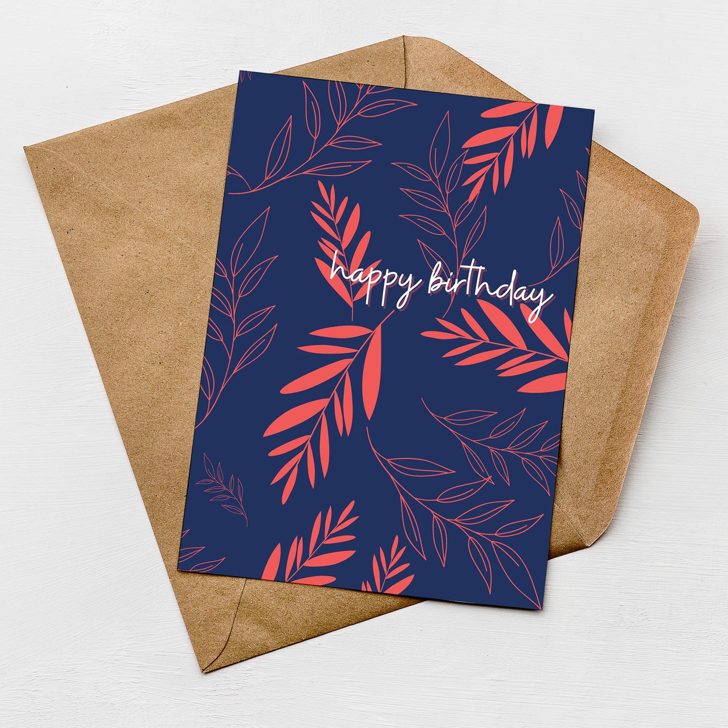 Botanical Birthday Card by Greenwich Paper Studio