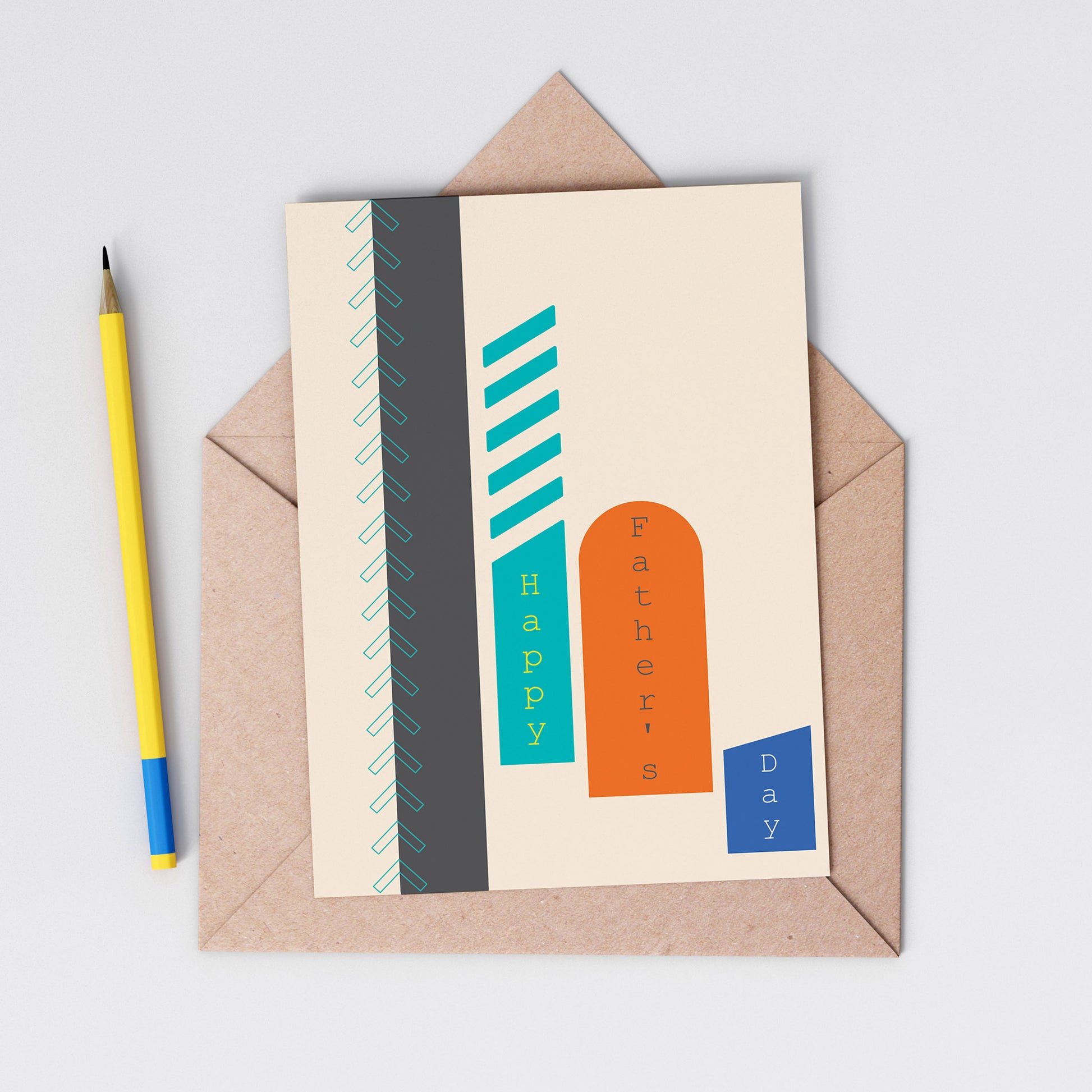 Modern Father's Day Card from the Father's Day Collection by Greenwich Paper Studio