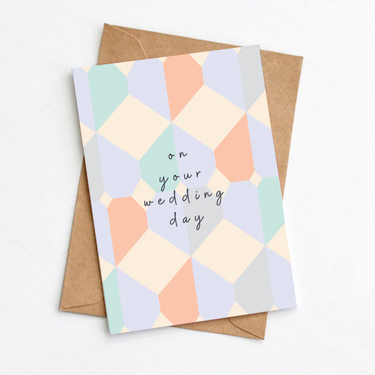 On Your Wedding Day Card from the Anniversary and Wedding Card collection by Greewich Paper Studio