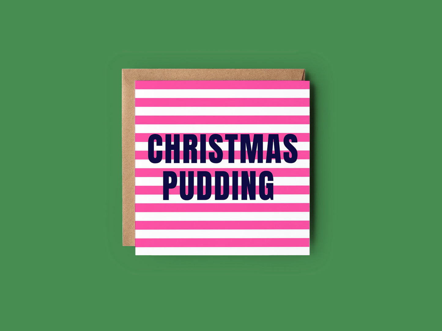 Modern Neon Christmas Card Set – Christmas Food Themed Cards (6 Pack)