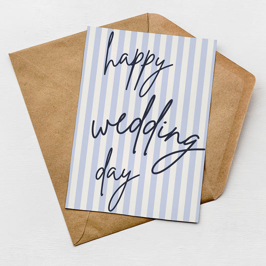 Happy Wedding Day- Wedding Card by Greenwich Paper Studio