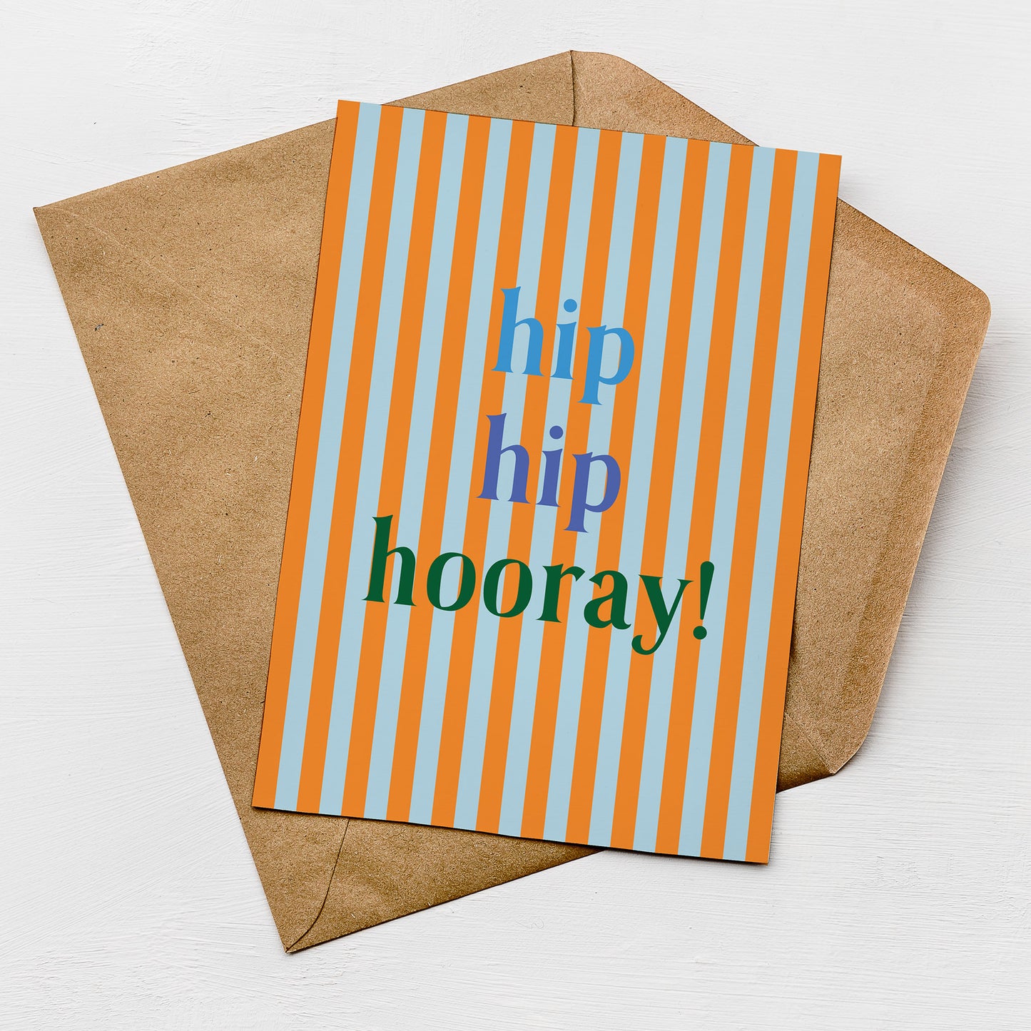 Hip Hip Hooray Birthday Card