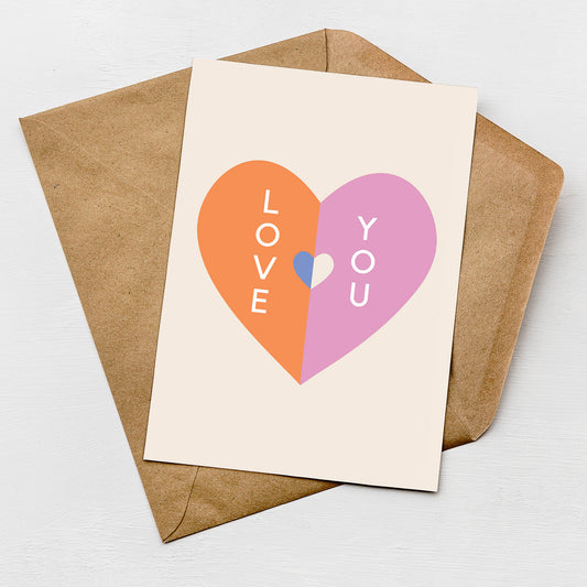 Love You Card | Valentine's Day Card