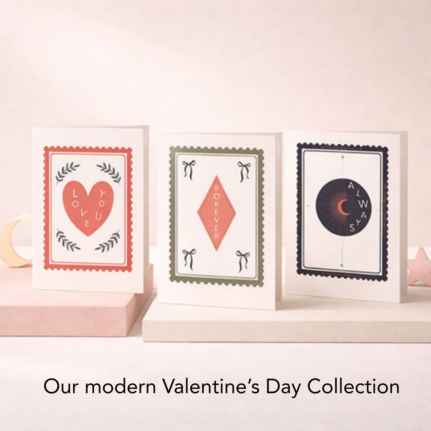 Always Love Card | Modern Valentine's Day Card | Celestial Card