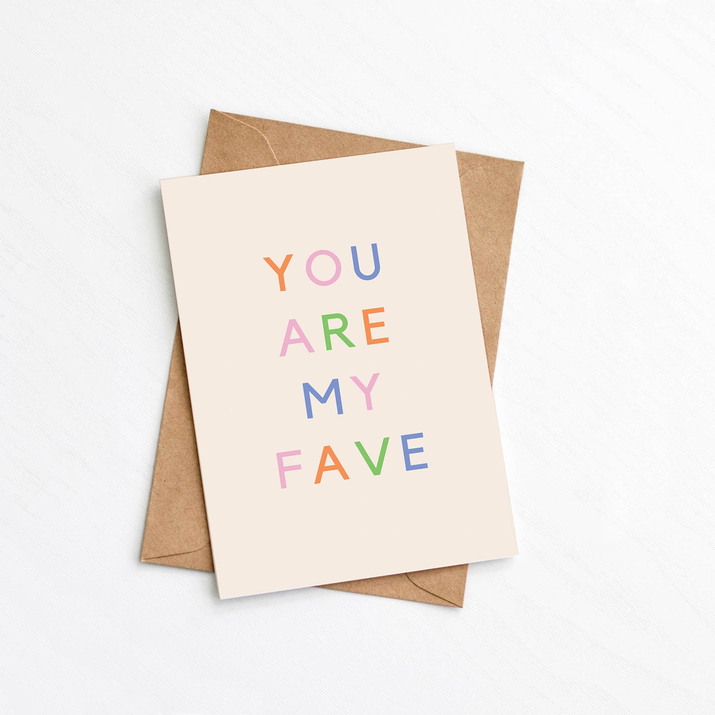 You Are My Fave Card | Valentine's Day Card