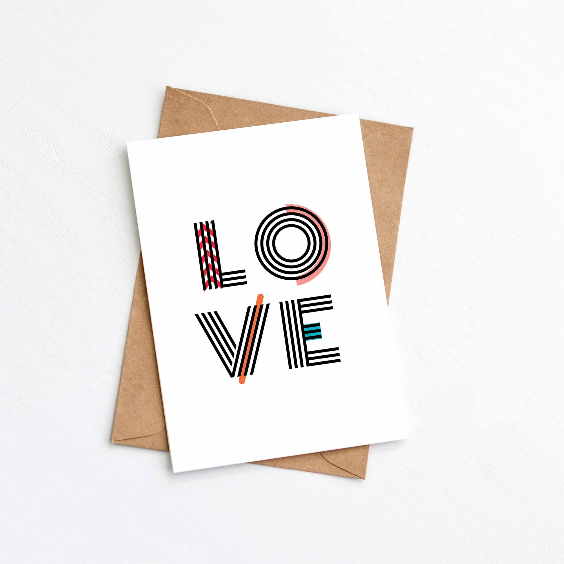 Love Greeting Card by Greenwich Paper Studio