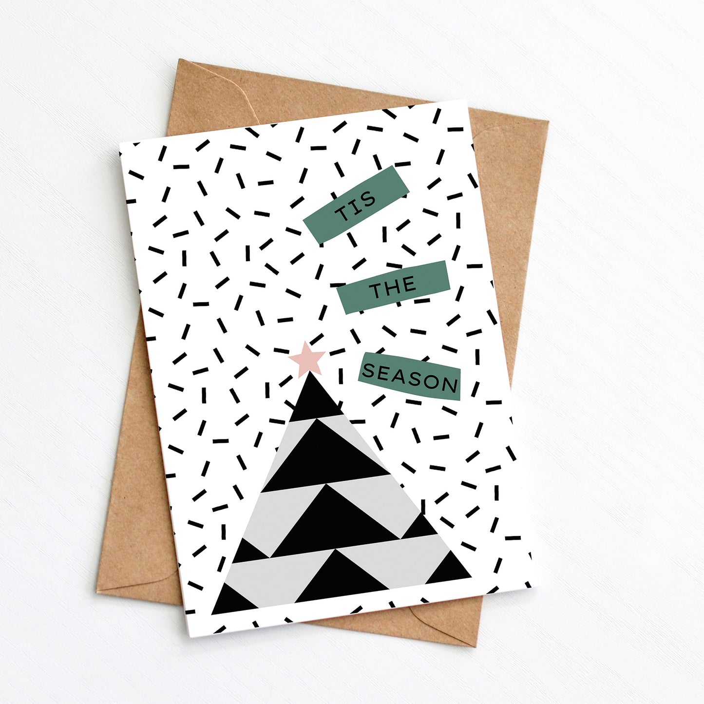 Modern Christmas Card Set which is part of the Modern Christmas collection by Greenwich Paper Studio