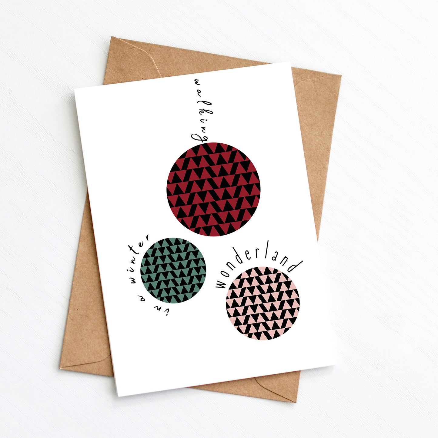 Modern Christmas Card Set which is part of the Modern Christmas collection by Greenwich Paper Studio