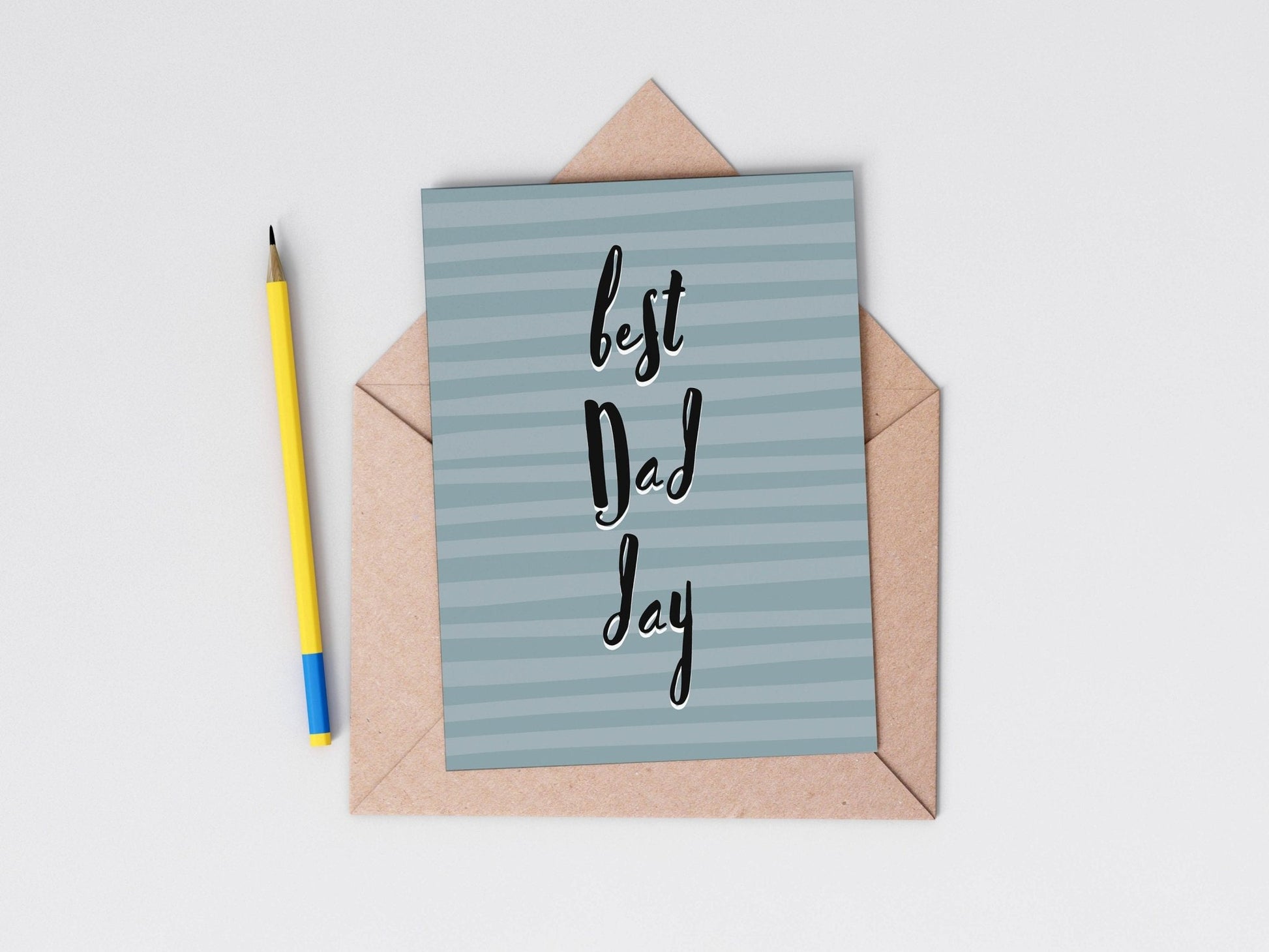 Best Dad Father's Day Card from the Father's Day Collection by Greenwich Paper Studio