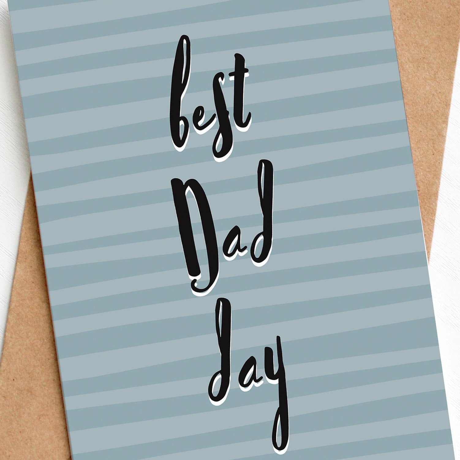 Best Dad Father's Day Card from the Father's Day Collection by Greenwich Paper Studio