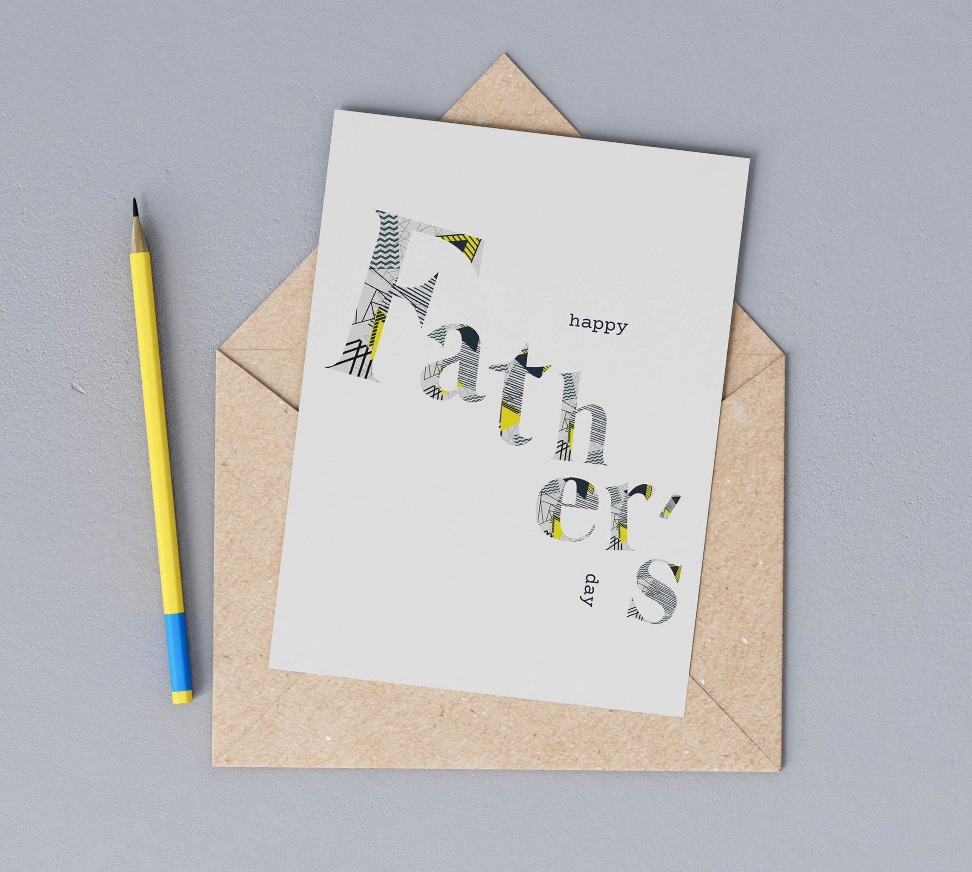 Geometric Father's Day Card  from the Father's Day Collection by Greenwich Paper Studio