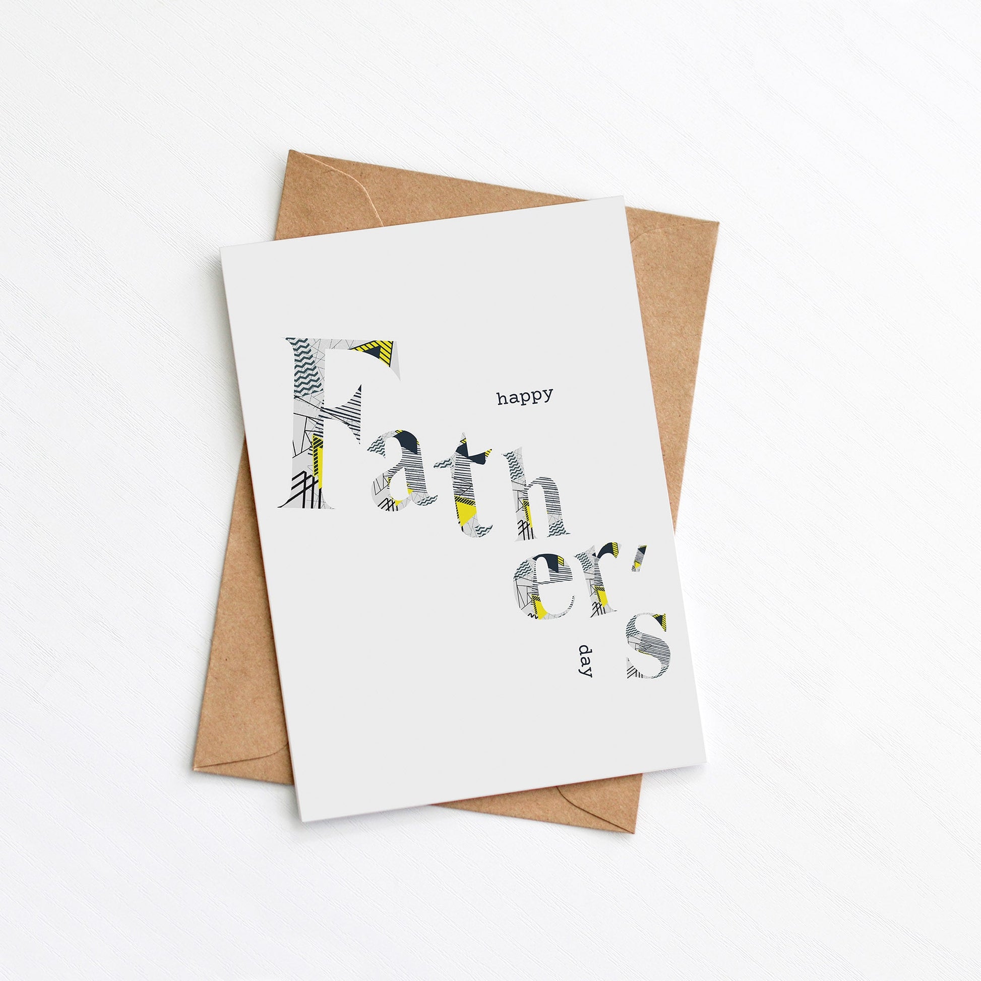 Geometric Father's Day Card  from the Father's Day Collection by Greenwich Paper Studio