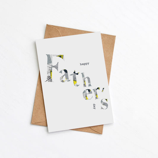 Geometric Father's Day Card  from the Father's Day Collection by Greenwich Paper Studio