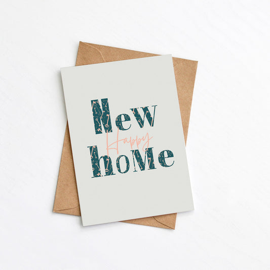 Happy New Home Card from the Modern Greeting Cards collection by Greenwich Paper Studio