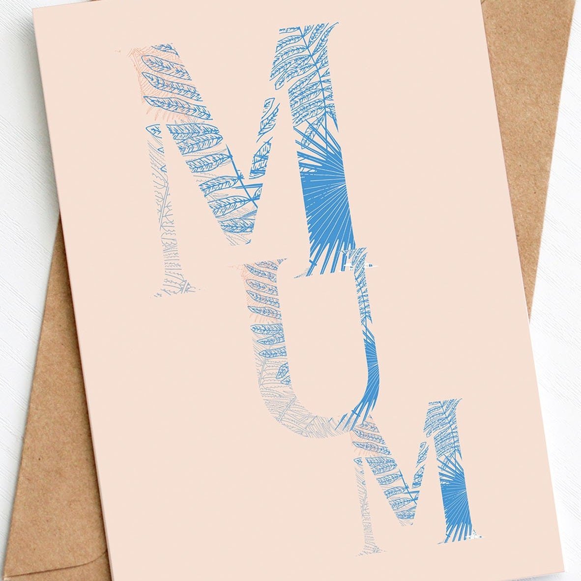 Mum Card from the Modern Greeting Card Collection by Greenwich Paper Studio