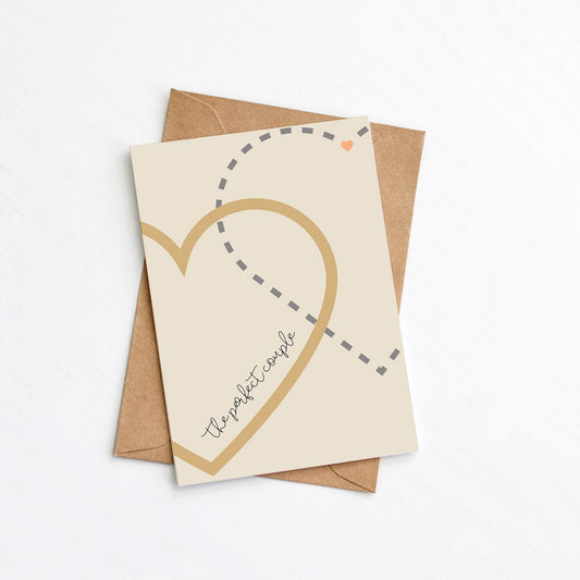 The Perfect Couple Card from the Wedding and Anniversary Collection by Greenwich Paper Studio