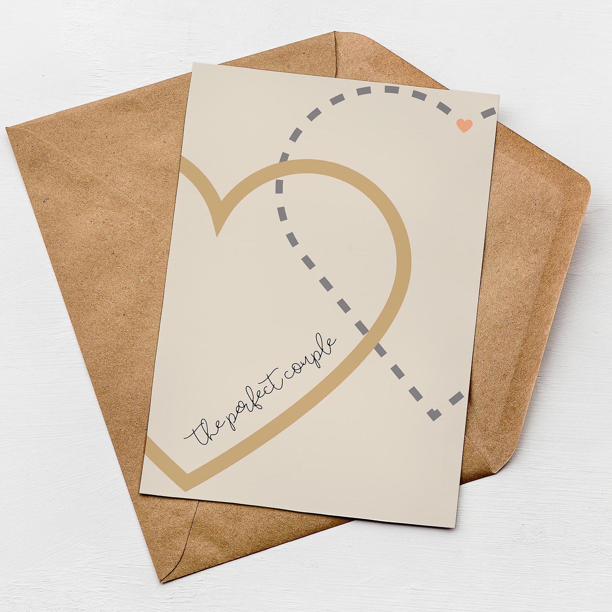 The Perfect Couple Card from the Wedding and Anniversary Collection by Greenwich Paper Studio